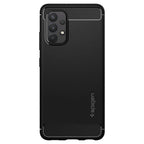Spigen Rugged Armor dėklas Galaxy A52/A52s – juodas -- Samsung Galaxy A52 / Samsung Galaxy A52s
