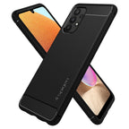 Spigen Rugged Armor dėklas Galaxy A52/A52s – juodas -- Samsung Galaxy A52 / Samsung Galaxy A52s