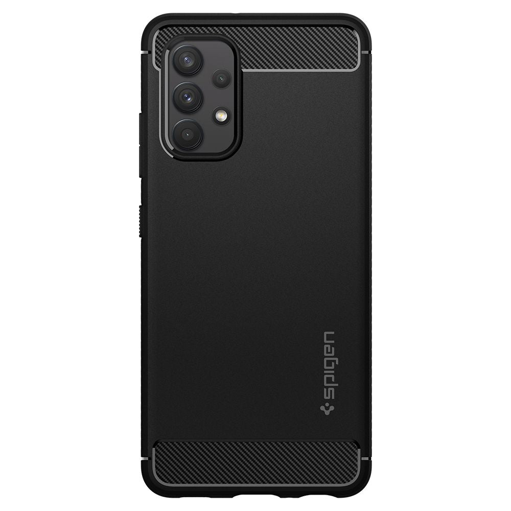 Spigen Rugged Armor dėklas Galaxy A52/A52s – juodas -- Samsung Galaxy A52 / Samsung Galaxy A52s