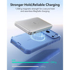 Dėklas ESR Cyber Tough MagSafe iPhone 17 Pro Max / 18 Pro Max, šviesiai mėlynas -- iPhone 17 Pro Max, iPhone 18 Pro Max