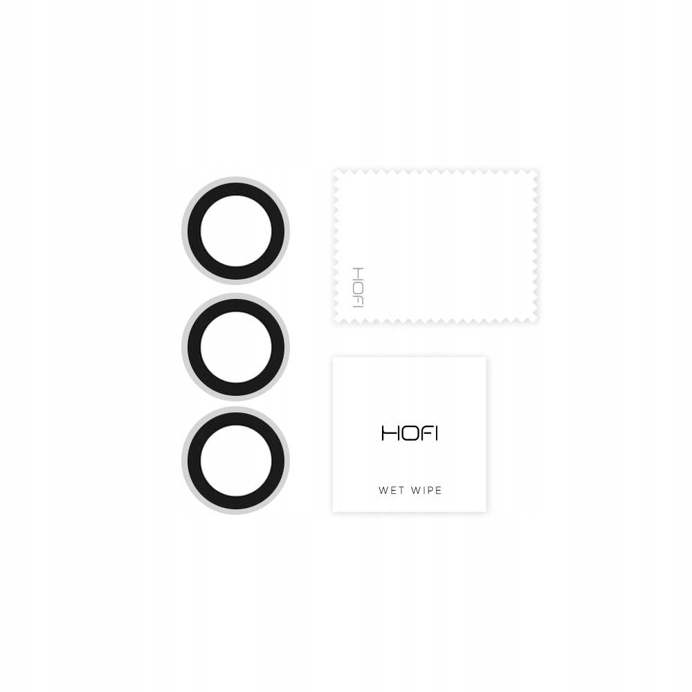 Kameros apsauginis stiklas Hofi CamRing Pro+ iPhone 13 Pro / 13 Pro Max, juodas -- iPhone 13 Pro, iPhone 13 Pro Max