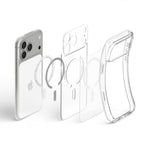 Dėklas Spigen Ultra Hybrid MagSafe iPhone 17 Pro Max / 18 Pro Max, skaidrus baltas -- iPhone 17 Pro Max, iPhone 18 Pro Max