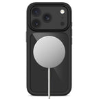 Dėklas ir apsauginis stiklas Tech-Protect MagOne MagSafe CC iPhone 17 Pro / 18 Pro, 2 vnt. stiklo, juodas / skaidrus --...