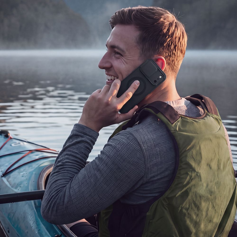 Dėklas Tech-Protect Kevlar Aura iPhone 17 Pro / 18 Pro, matinis juodas -- iPhone 17 Pro, iPhone 18 Pro