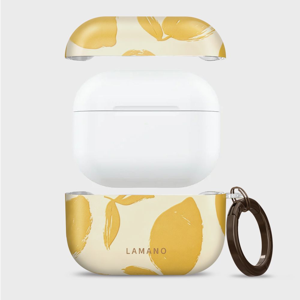 Dėklas Tech-Protect Lamano AirPods Pro 3, citrininis -- AirPods Pro 3