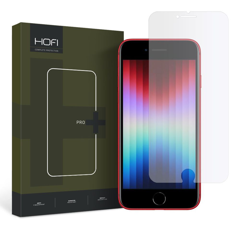 Apsauginis stiklas Hofi Glass Pro+ iPhone 7 / 8 / SE 2020 / 2022, skaidrus -- iPhone 7, iPhone 8, iPhone SE (2020),...