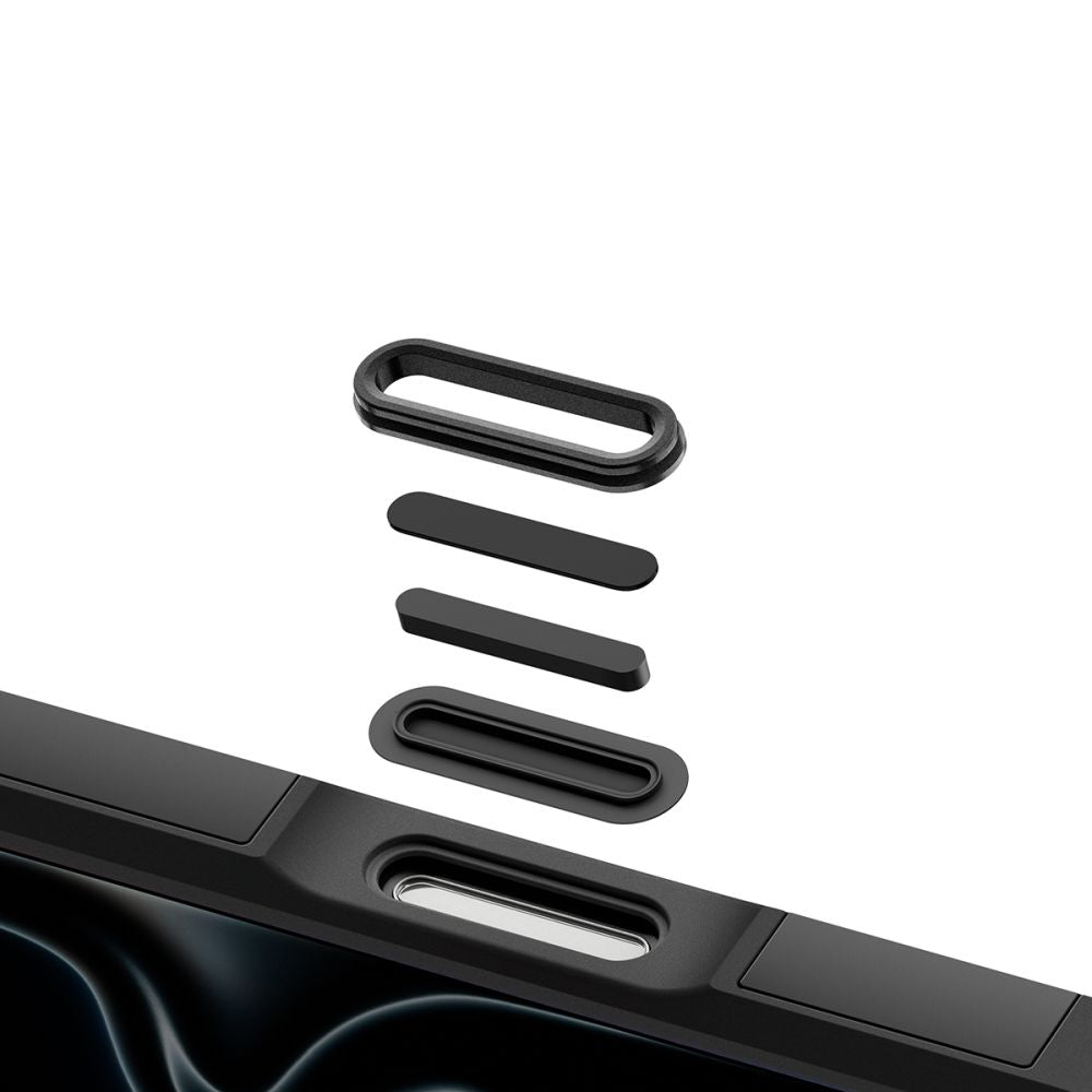 Dėklas Spigen Tough Armor T MagSafe iPhone 17 Pro Max / 18 Pro Max, juodas -- iPhone 17 Pro Max, iPhone 18 Pro Max