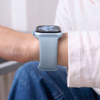 Dirželis Tech-Protect Silicone Apple Watch 8 / 9 / 10 / 11 / 12 / SE / Ultra (44 / 45 / 46 / 49 mm), džinso mėlynas --...