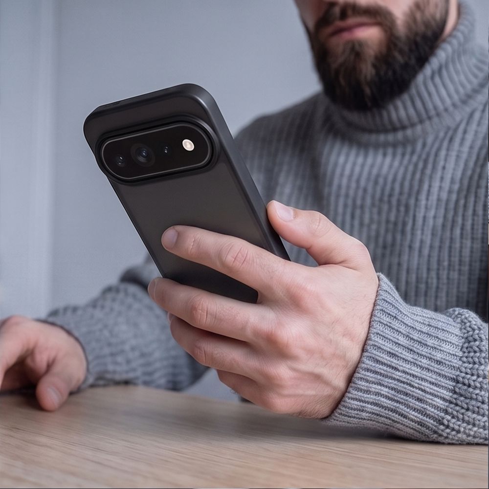 Dėklas Tech-Protect Magmat Google Pixel 9 Pro XL / 10 Pro XL / 11 Pro XL, matinis juodas -- Pixel 9 Pro XL, Pixel 10 Pro...
