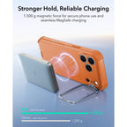 Dėklas ESR Cyber Tough Kickstand MagSafe iPhone 17 Pro / 18 Pro, oranžinis -- iPhone 17 Pro, iPhone 18 Pro