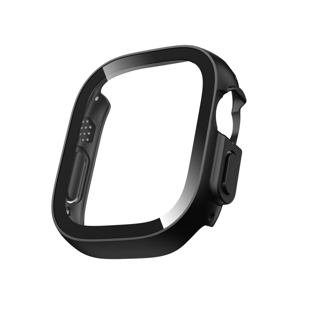 Dėklas Tech-Protect Defense Apple Watch Ultra 1 / 2 / 3 / 4 (49 mm), 2 vnt., juodas ir skaidrus -- Apple Watch Ultra 1...