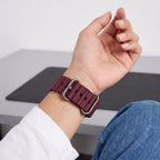 Dirželis Tech-Protect Iconband Pro Apple Watch 8 / 9 / 10 / 11 / 12 / SE / Ultra (44 / 45 / 46 / 49 mm), tamsiai bordo --...