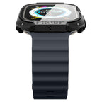 Dėklas Spigen Tough Armor Apple Watch Ultra 1 / 2 (49 mm), juodas -- Apple Watch Ultra (49 mm), Apple Watch Ultra 2 (49 mm)