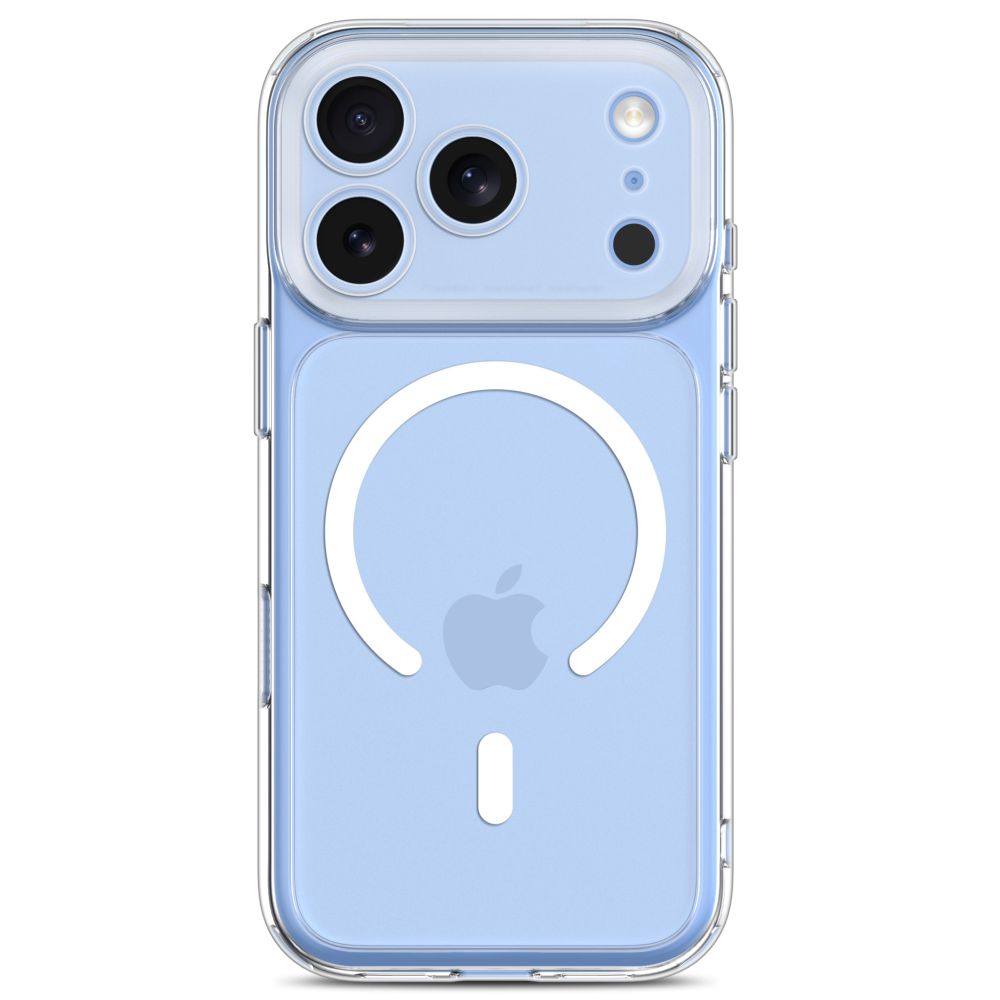 Dėklas Tech-Protect MagPeak MagSafe CC iPhone 17 Pro / 18 Pro, skaidrus -- iPhone 17 Pro, iPhone 18 Pro