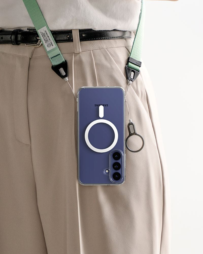 Dėklas Ringke Fusion Magnetic MagSafe Samsung Galaxy S26 FE, skaidrus -- Galaxy S26 FE