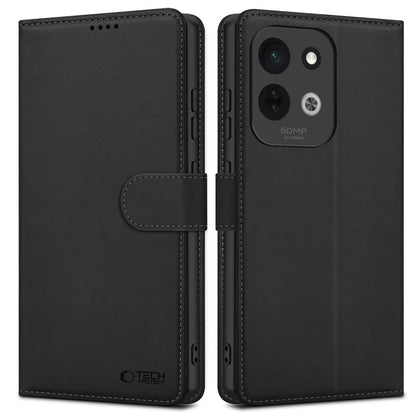 Dėklas Tech-Protect Wallet Xiaomi Redmi 17 4G / 5G, juodas -- Redmi 17 4G, Redmi 17 5G