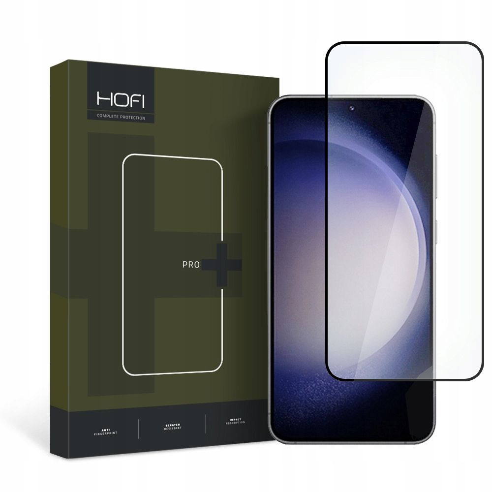 Apsauginis stiklas Hofi Glass Pro+ Galaxy S23, juodas -- Galaxy S23