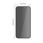 Apsauginis privatumo stiklas Tech-Protect OneTouch Set Spy+ iPhone 18 Pro Max, 2 vnt. -- iPhone 18 Pro Max