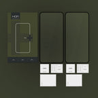 Apsauginis stiklas Hofi Glass Pro+ Galaxy S24 / S25, 2 vnt., juodas -- Galaxy S24, Galaxy S25