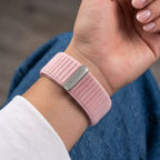 Dirželis Tech-Protect NylonLoop Apple Watch 8 / 9 / 10 / 11 / 12 / SE / Ultra (44 / 45 / 46 / 49 mm), rožinis -- Apple...
