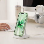 Dėklas Tech-Protect MagPeak MagSafe CC iPhone 17, Matte Sage (matinis žalias) -- iPhone 17