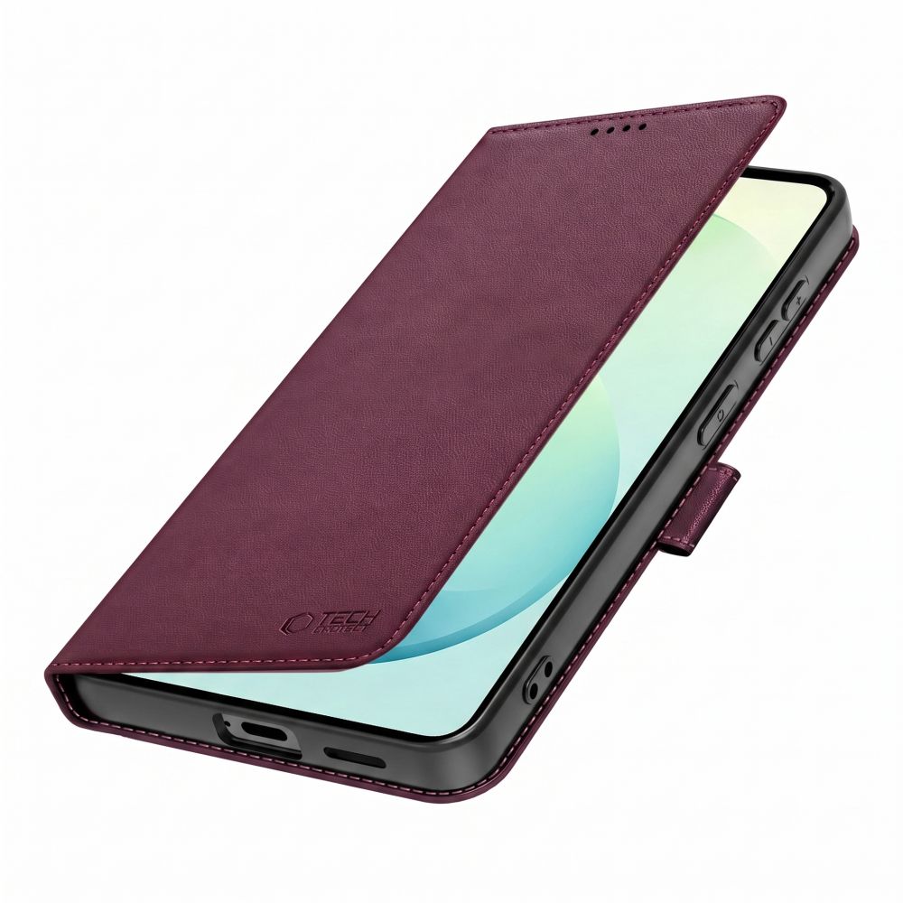 Dėklas Tech-Protect Wallet Galaxy S26 FE, bordinis -- Galaxy S26 FE