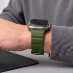 Dirželis Tech-Protect Motion Apple Watch 8 / 9 / 10 / 11 / 12 / SE / Ultra (44 / 45 / 46 / 49 mm), taktinis žalias --...