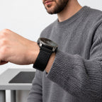 Dirželis Tech-Protect NylonLoop Garmin Fenix 5X / 5X Plus / 6X / 6X Pro / 7X / 8 / 8 Pro / 9 / 9 Pro (51 mm), juodas --...