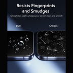 Apsauginis stiklas ESR UltraFit Armorite iPhone 17 Pro / 18 Pro, 2 vnt., juodas -- iPhone 17 Pro, iPhone 18 Pro