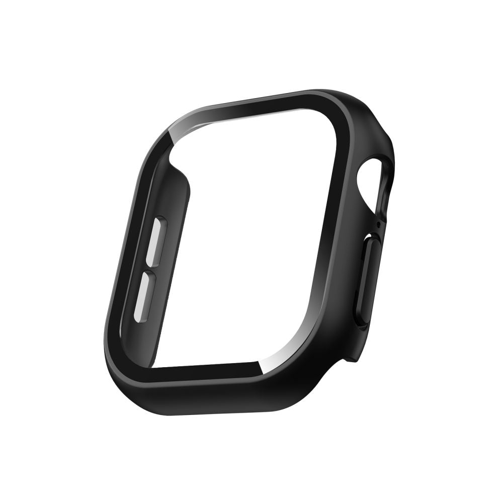 Dėklas Tech-Protect Defense Apple Watch 12 (46 mm), 2 vnt., juodas ir skaidrus -- Apple Watch 12 (46 mm)