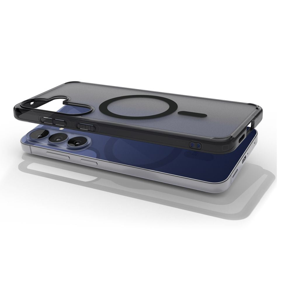 Dėklas Spigen Ultra Hybrid Mag MagSafe Galaxy S26 FE, matinis juodas -- Galaxy S26 FE