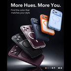 Dėklas ESR Classic Hybrid MagSafe iPhone 17 Pro Max / 18 Pro Max, matinis šviesiai mėlynas -- iPhone 17 Pro Max, iPhone...