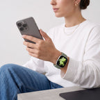 Dirželis Tech-Protect NylonMag Apple Watch 8 / 9 / 10 / 11 / 12 / SE (40 / 41 / 42 mm), pistacijų -- Apple Watch 8 (41...