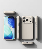 Dėklas Ringke Silicone Magnetic MagSafe iPhone 17 Pro Max / 18 Pro Max, akmens pilkas -- iPhone 17 Pro Max, iPhone 18 Pro Max