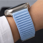 Dirželis Tech-Protect NylonLoop Apple Watch 8 / 9 / 10 / 11 / 12 / SE (40 / 41 / 42 mm), šviesiai mėlynas -- Apple Watch...