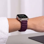 Dirželis Tech-Protect Nylon Pro Apple Watch 8 / 9 / 10 / 11 / 12 / SE / Ultra (44 / 45 / 46 / 49 mm), tamsiai bordo --...