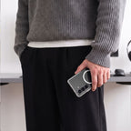 Dėklas Tech-Protect MagPeak MagSafe Samsung Galaxy Z Fold 7 / 8 Ultra, skaidrus -- Galaxy Z Fold 7, Galaxy Z Fold 8 Ultra