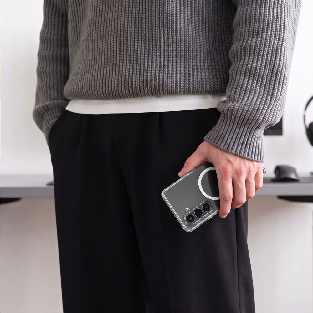 Dėklas Tech-Protect MagPeak MagSafe Samsung Galaxy Z Fold 7 / 8 Ultra, skaidrus -- Galaxy Z Fold 7, Galaxy Z Fold 8 Ultra