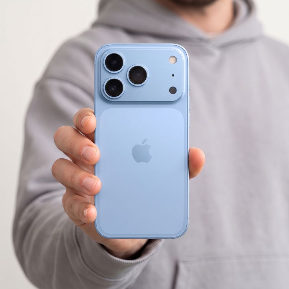 Kameros apsauginis stiklas Tech-Protect CamAlloy Fit+ iPhone 18 Pro, šviesiai mėlynas -- iPhone 18 Pro