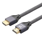 Wozinsky HDMI 2.1 laidas 8K 60 Hz 48 Gbps / 4K 120 Hz / 2K 144 Hz 1 m sidabrinis (WHDMI-10) -- Video Cables