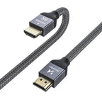 Wozinsky HDMI 2.1 laidas 8K 60 Hz 48 Gbps / 4K 120 Hz / 2K 144 Hz 1 m sidabrinis (WHDMI-10) -- Video Cables