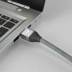 Wozinsky HDMI 2.1 kabelis 8K 60 Hz 48 Gbps / 4K 120 Hz / 2K 144 Hz 5 m sidabrinis (WHDMI-50) -- Video Cables
