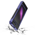 Plonas skaidrus dėklas Samsung Galaxy Fold – mėlynas -- Samsung Galaxy Fold