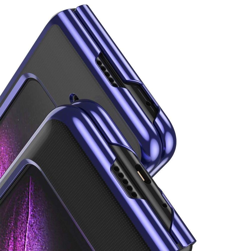 Plonas skaidrus dėklas Samsung Galaxy Fold – mėlynas -- Samsung Galaxy Fold