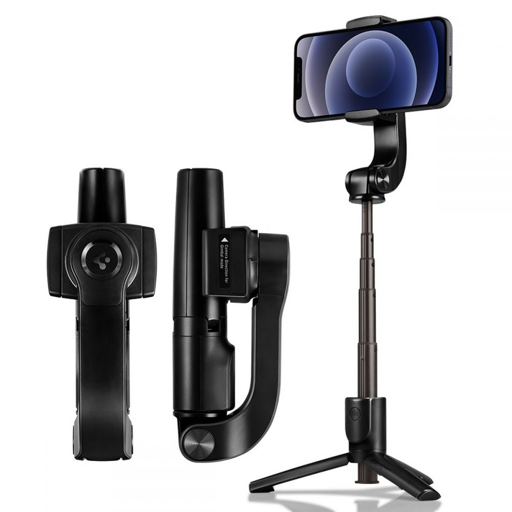Spigen S610W Bluetooth gimbalas su selfie lazdele - juodas -- Selfie Sticks & Tripods