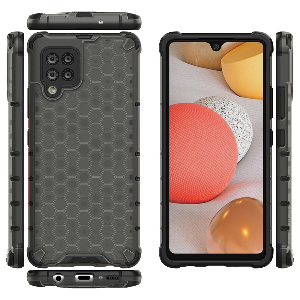 Korio rašto dėklas Samsung Galaxy A42 5G – juodas -- Samsung Galaxy A42