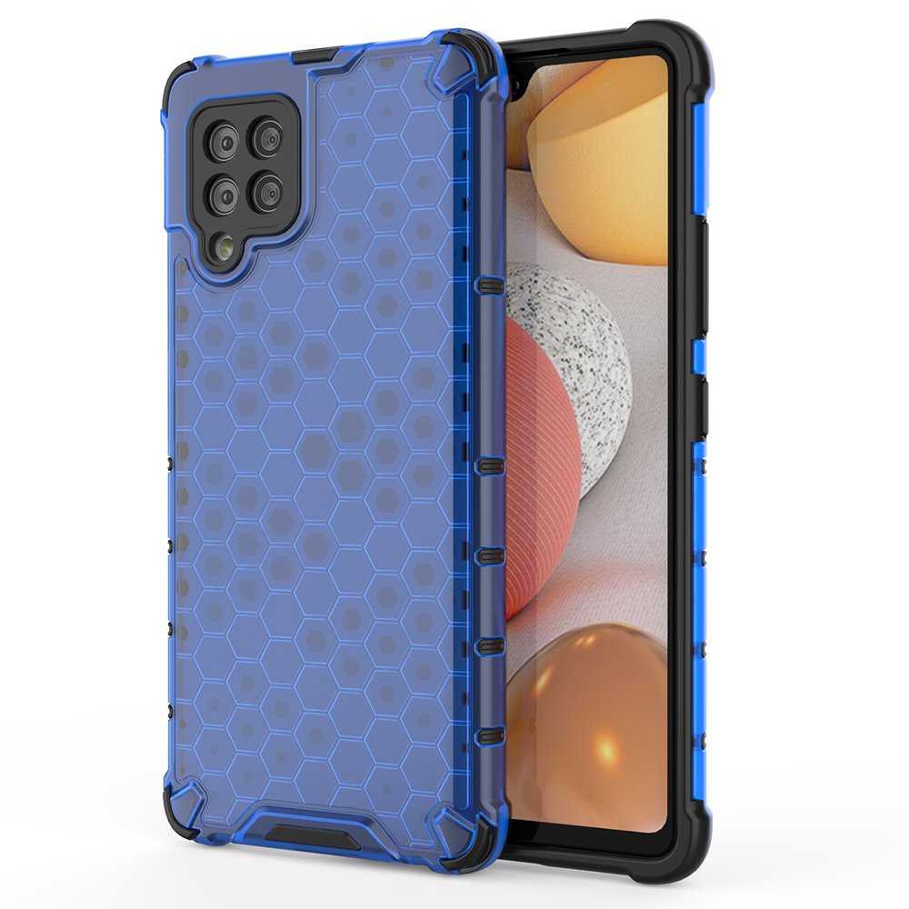 Honeycomb dėklas Samsung Galaxy A42 5G – mėlynas -- Samsung Galaxy A42