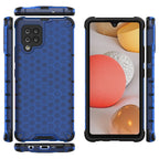 Honeycomb dėklas Samsung Galaxy A42 5G – mėlynas -- Samsung Galaxy A42