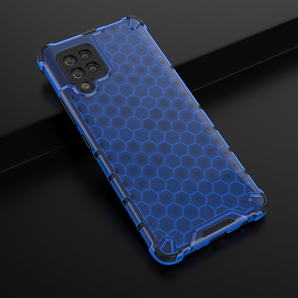 Honeycomb dėklas Samsung Galaxy A42 5G – mėlynas -- Samsung Galaxy A42