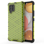 Apsauginis „Honeycomb“ dėklas Samsung Galaxy A42 5G – žalias -- Samsung Galaxy A42